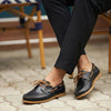 TİMBER SİYAH DERİ ERKEK LOAFER AYAKKABI