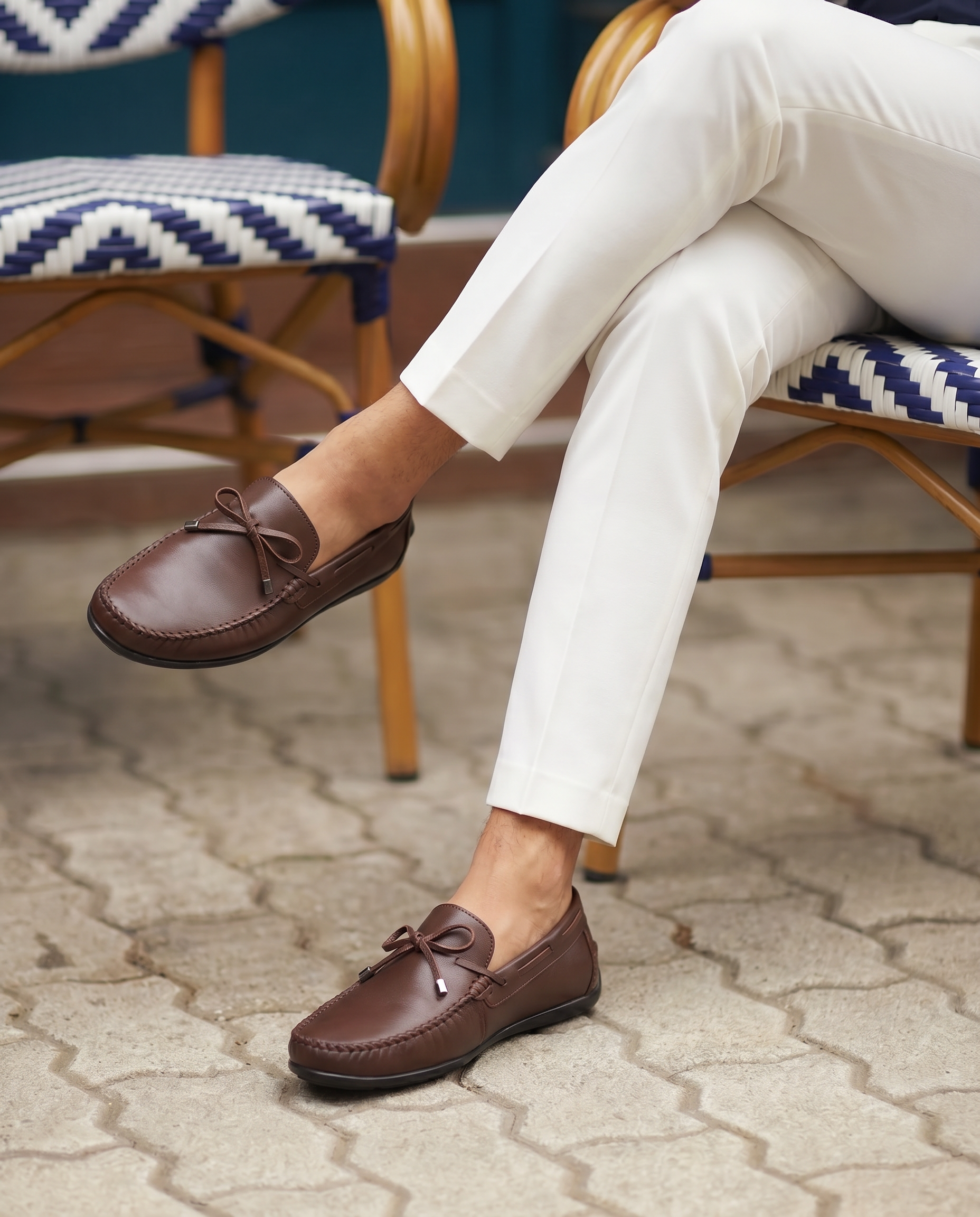 RAKS 01 KAHVERENGİ DERİ ERKEK LOAFER AYAKKABI