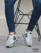 BEYAZ DERİ ERKEK SPOR AYAKKABI