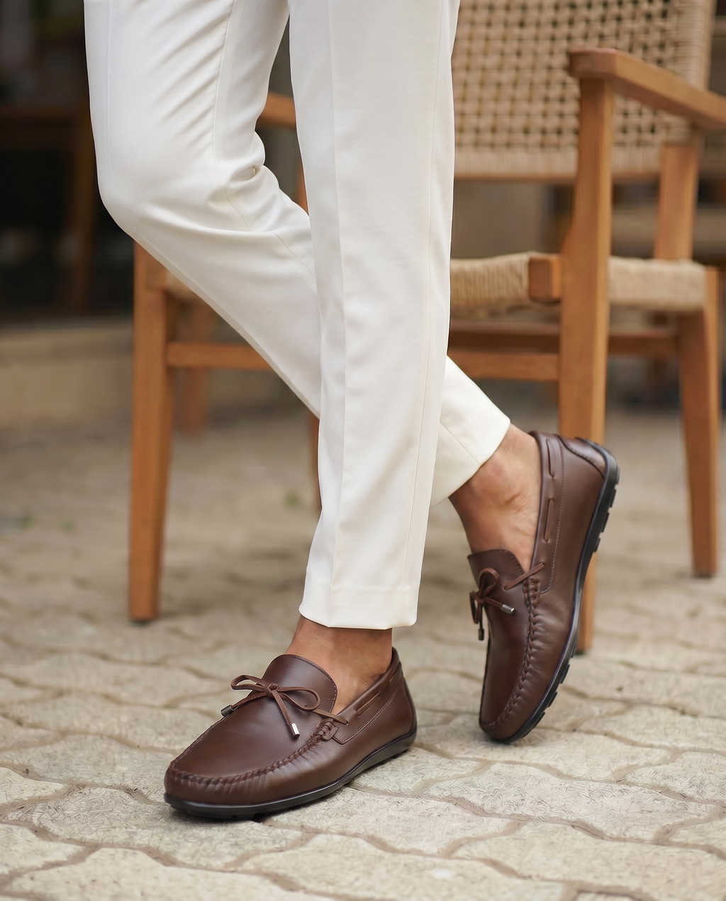 RAKS 01 KAHVERENGİ DERİ ERKEK LOAFER AYAKKABI