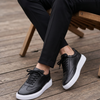 MASSİMO SİYAH DERİ ERKEK SNEAKERS AYAKKABI