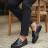 RAKS 03 SİYAH DERİ ERKEK LOAFER AYAKKABI