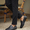 RAKS 02 SİYAH DERİ ERKEK LOAFER AYAKKABI