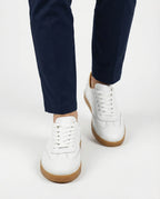 BEYAZ DERİ ERKEK SNEAKERS AYAKKABI