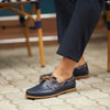 TİMBER LACİVERT DERİ ERKEK LOAFER AYAKKABI