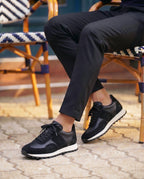 ROSSANO SİYAH DERİ ERKEK SNEAKERS AYAKKABI