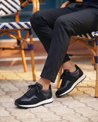 ROSSANO SİYAH DERİ ERKEK SNEAKERS AYAKKABI