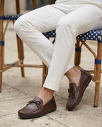 RAKS 01 KAHVERENGİ DERİ ERKEK LOAFER AYAKKABI