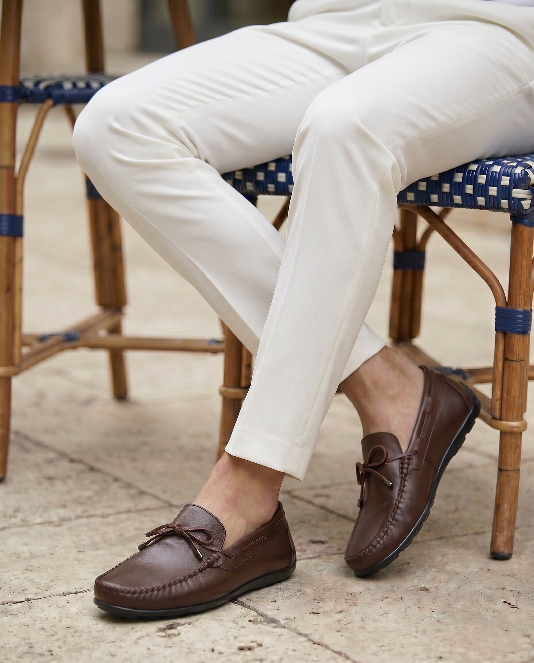 RAKS 01 KAHVERENGİ DERİ ERKEK LOAFER AYAKKABI