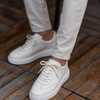 MASSİMO BEYAZ DERİ ERKEK SNEAKERS AYAKKABI