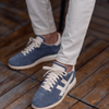 LORENZO TURKUAZ MAVİ SÜET DERİ ERKEK SNEAKERS AYAKKABI