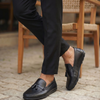 RAKS 04 SİYAH DERİ ERKEK LOAFER AYAKKABI