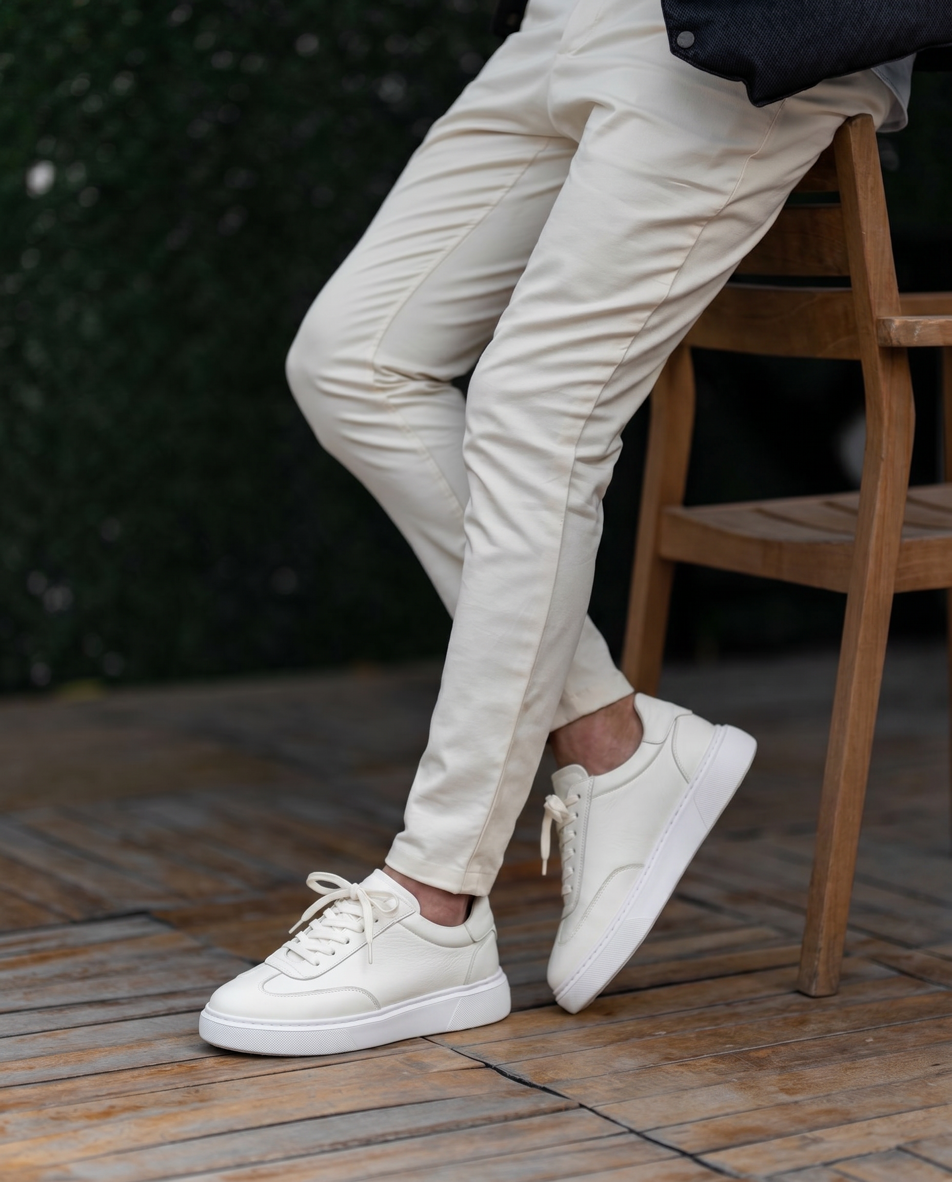 MASSİMO BEYAZ DERİ ERKEK SNEAKERS AYAKKABI