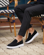 LOFER SİYAH SÜET DERİ ERKEK LOAFER AYAKKABI