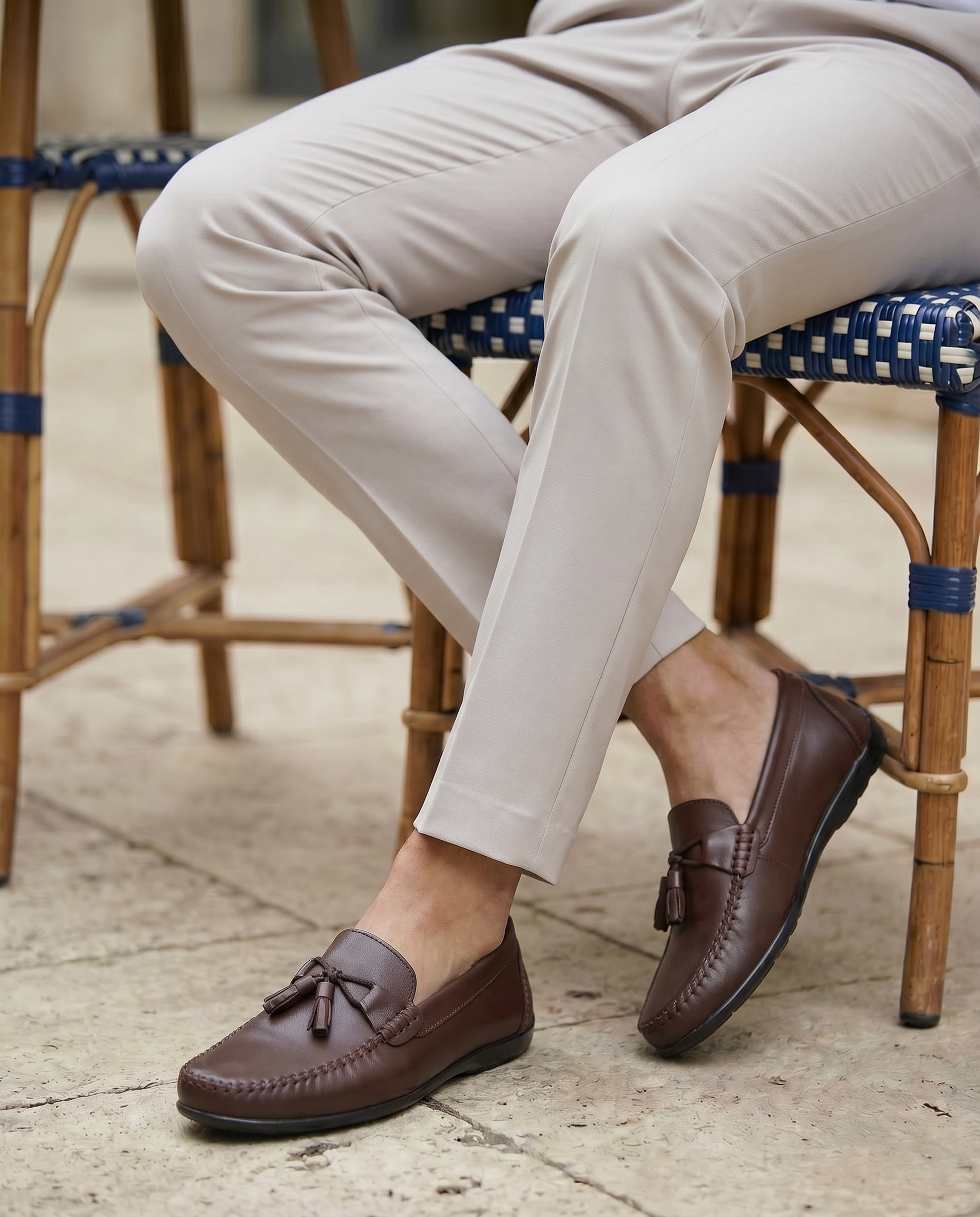 RAKS 03 KAHVERENGİ DERİ ERKEK LOAFER AYAKKABI