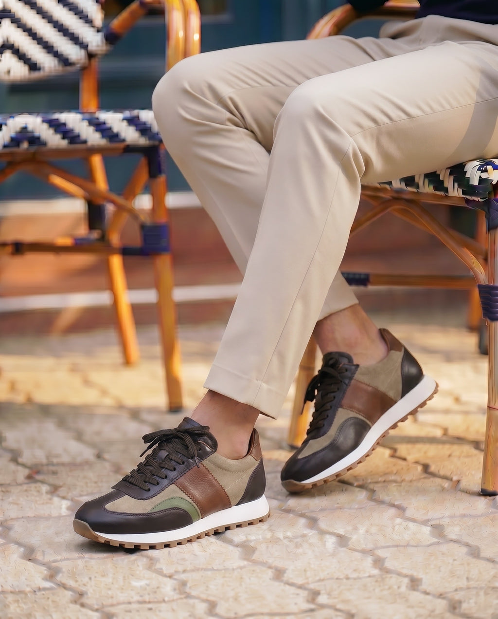 ROSSANO KAHVERENGİ DERİ ERKEK SNEAKERS AYAKKABI