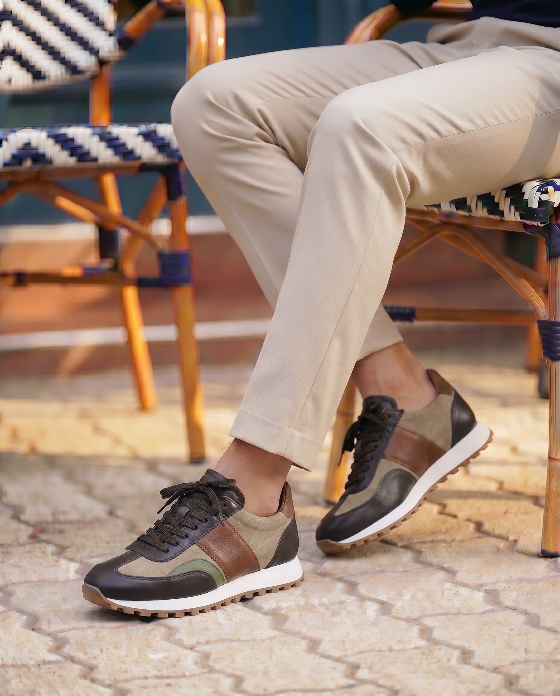ROSSANO KAHVERENGİ DERİ ERKEK SNEAKERS AYAKKABI