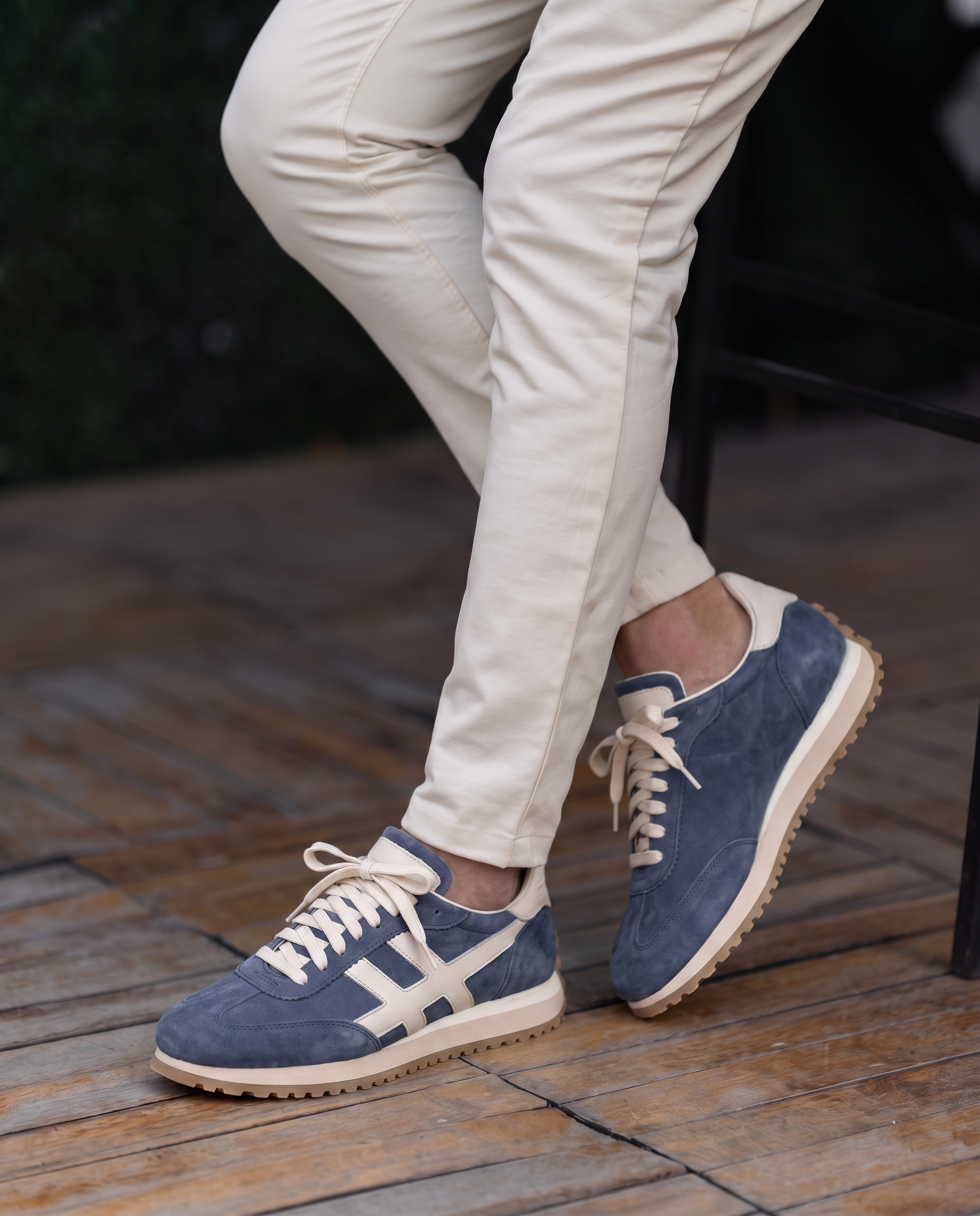 LORENZO TURKUAZ MAVİ SÜET DERİ ERKEK SNEAKERS AYAKKABI