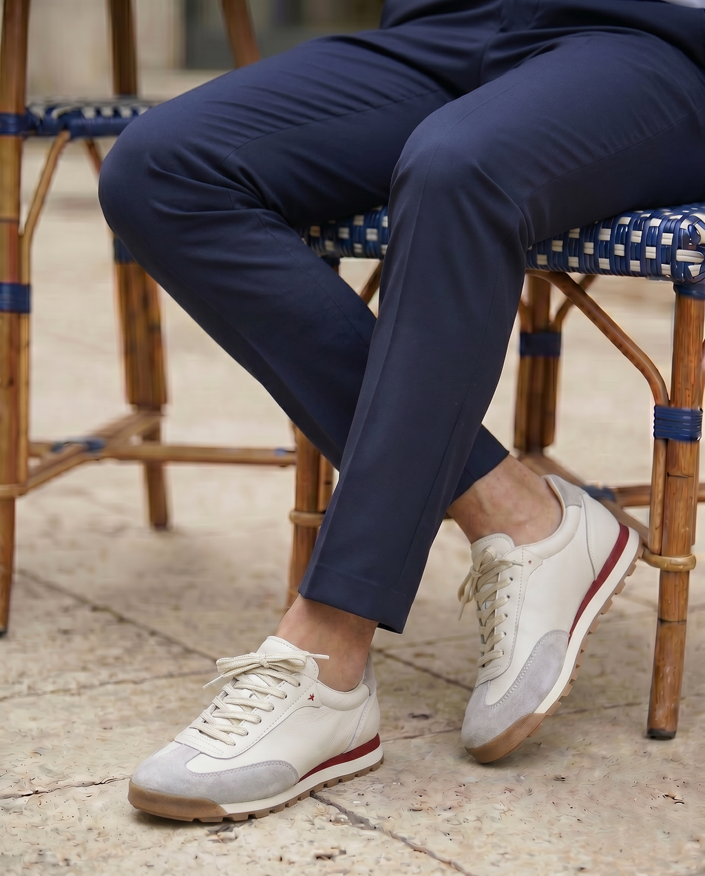 VARELLO BEJ DERİ ERKEK SNEAKERS AYAKKABI