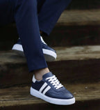 RİVİERA LACİVERT DERİ EVA TABAN ERKEK SNEAKERS AYAKKABI