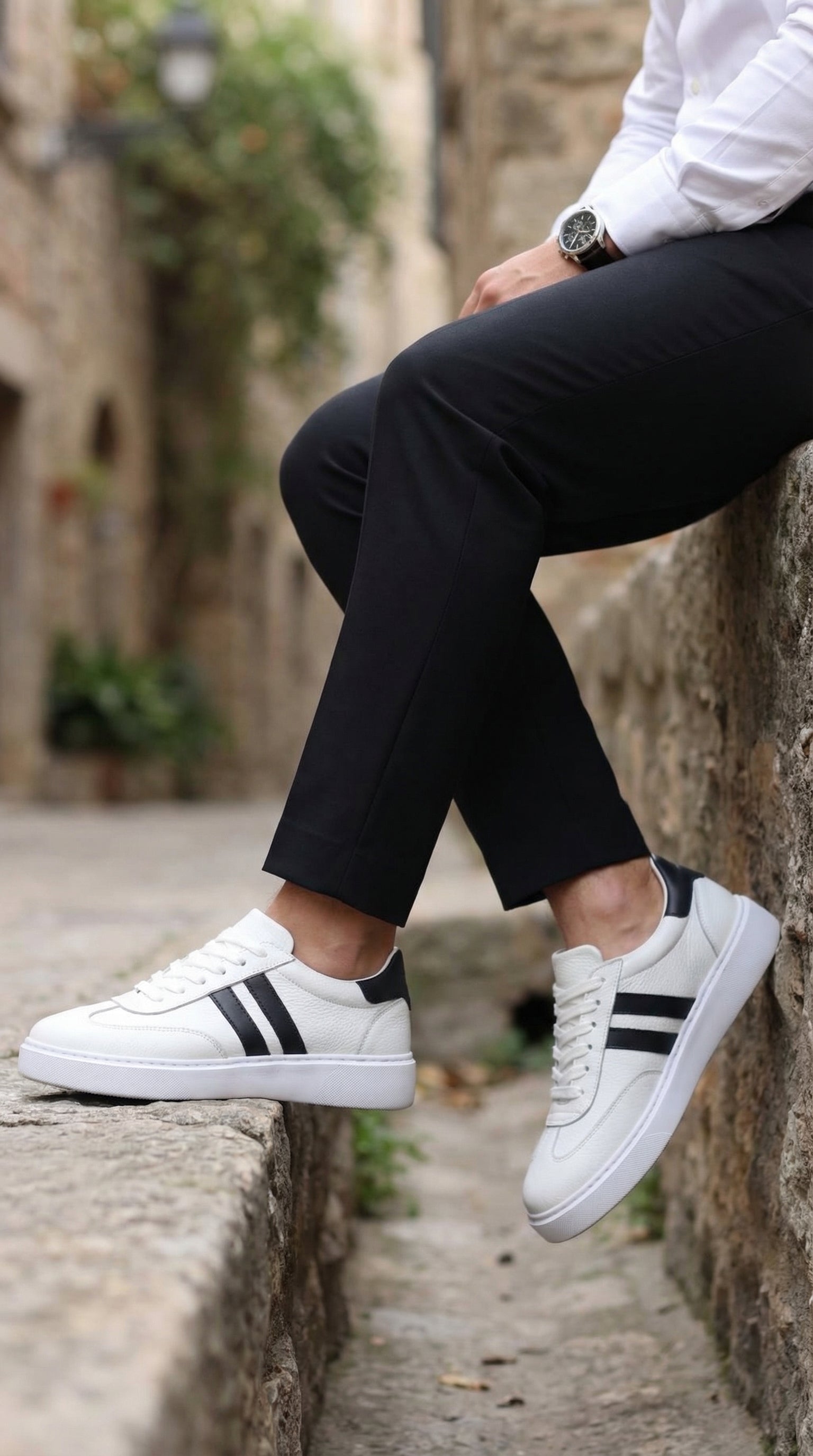 RİVİERA BEYAZ DERİ EVA TABAN ERKEK SNEAKERS AYAKKABI