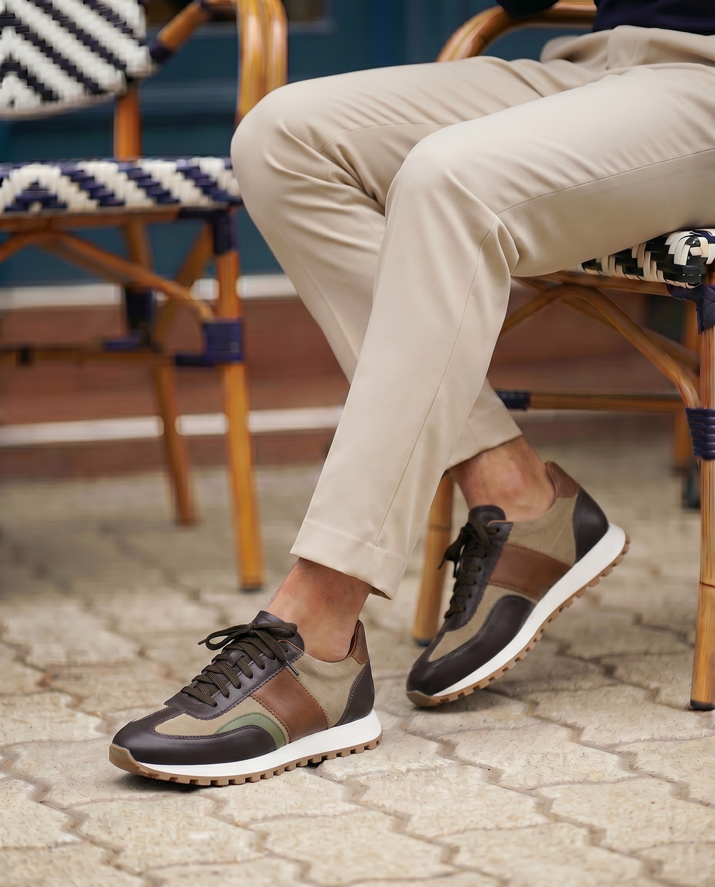 ROSSANO KAHVERENGİ DERİ ERKEK SNEAKERS AYAKKABI