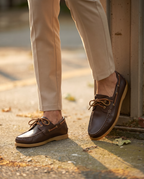 TİMBER KAHVERENGİ DERİ ERKEK LOAFER AYAKKABI