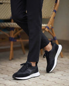 MONTEVA SİYAH DERİ ERKEK SNEAKERS AYAKKABI
