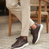 VALTERRA KAHVERENGİ DERİ ERKEK SNEAKERS AYAKKABI
