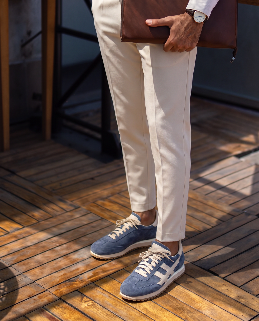 LORENZO TURKUAZ MAVİ SÜET DERİ ERKEK SNEAKERS AYAKKABI