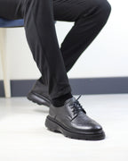 SİYAH DERİ ERKEK KLASİK AYAKKABI