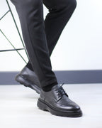 SİYAH DERİ ERKEK KLASİK AYAKKABI