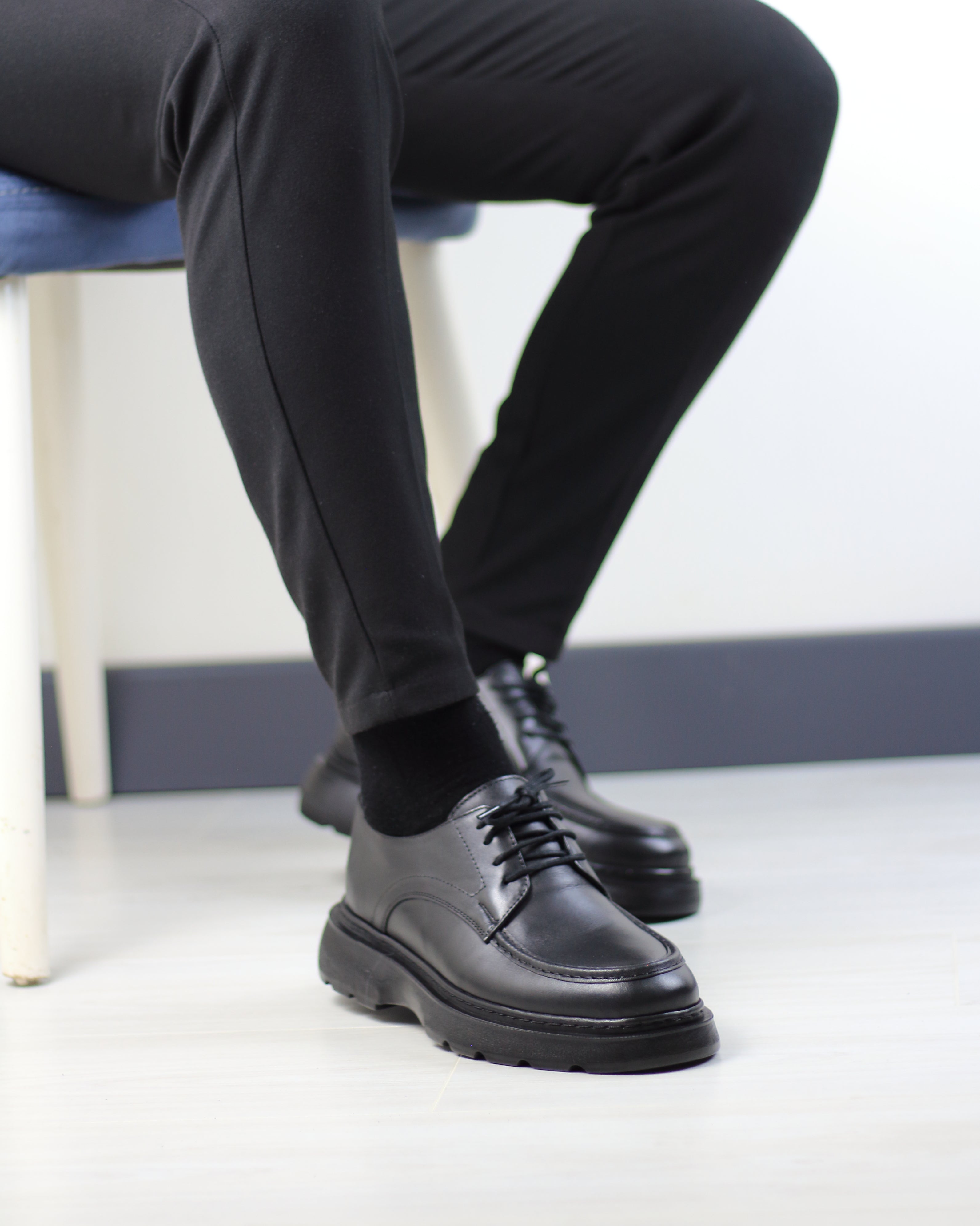 SİYAH DERİ ERKEK KLASİK AYAKKABI