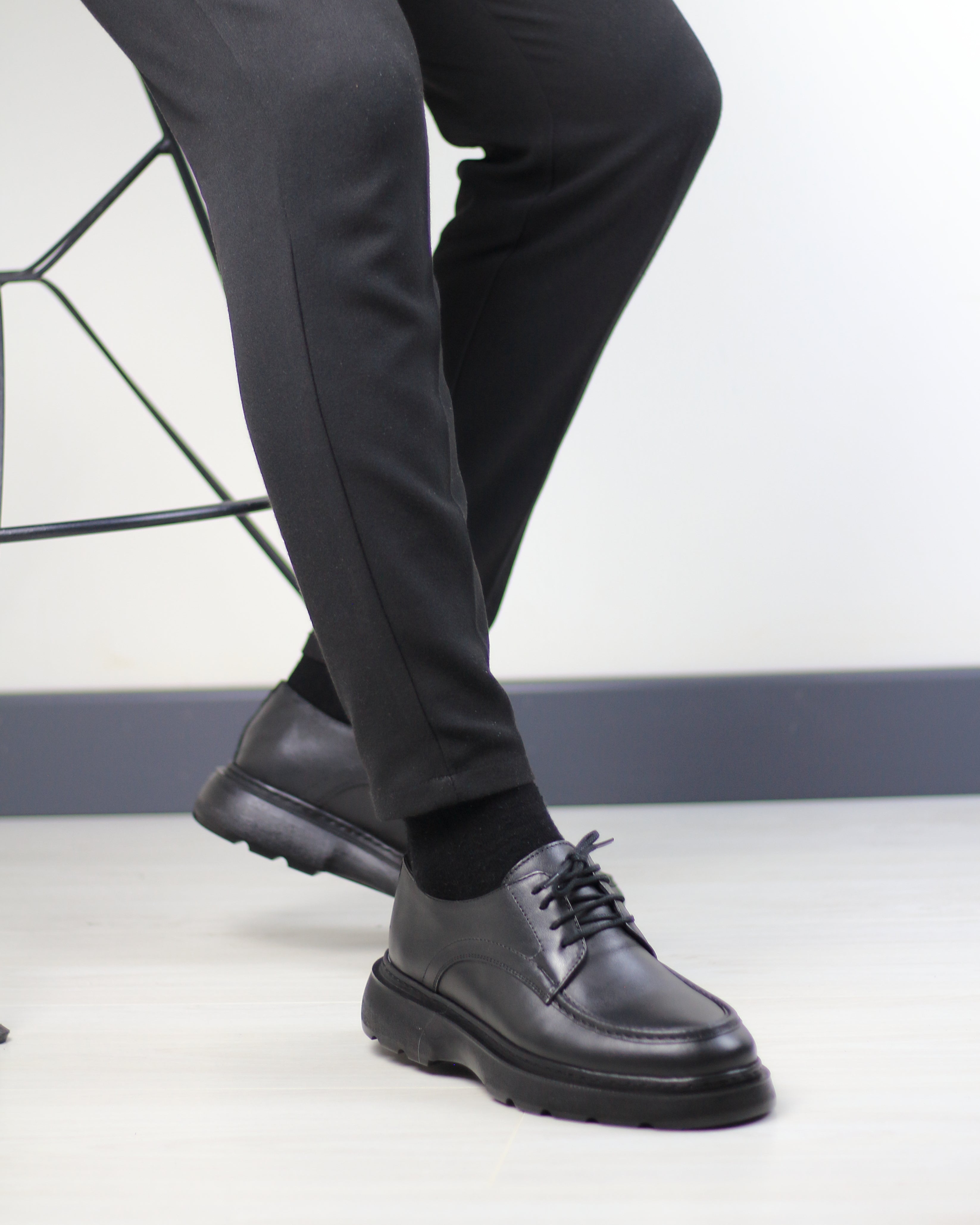 SİYAH DERİ ERKEK KLASİK AYAKKABI