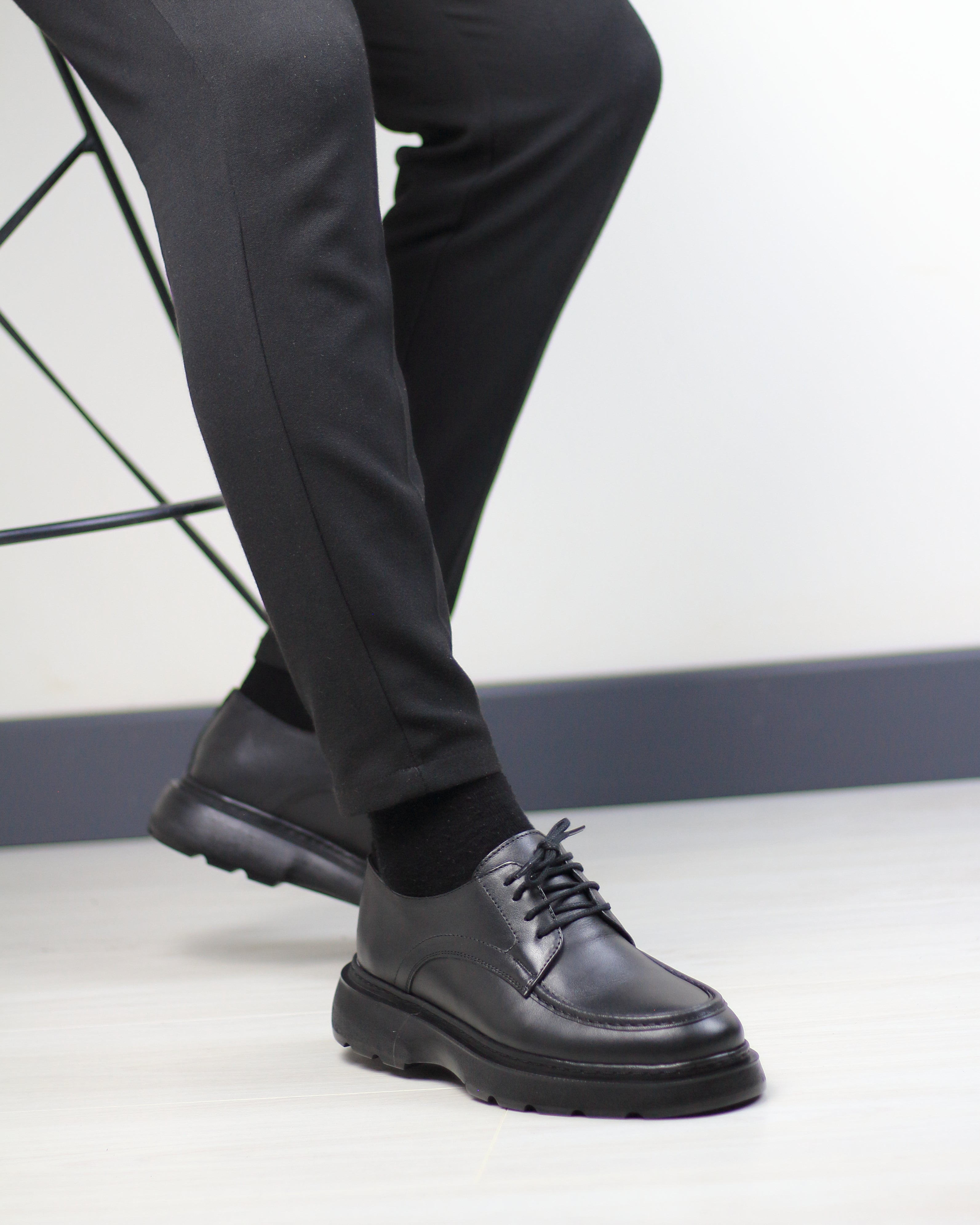 SİYAH DERİ ERKEK KLASİK AYAKKABI