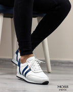 BEYAZ DERİ ERKEK SPOR AYAKKABI